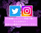 SNS運用、代行承ります Twitter.Instagramフォロワー獲得、毎日3投稿 イメージ1