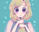 可愛い女の子イラスト作成します キラキラかわいい女の子が得意です！♡ イメージ9