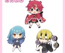 SDミニキャライラスト制作いたします オリジナルグッズや動画内立ち絵、アイコンにいかがでしょうか? イメージ2