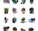 ペットのLINEスタンプ 作成します 世界にひとつだけー我が子のLINEスタンプ イメージ4