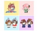 もちっとかわいいイラスト描きます 小さくてもちっとしたキャラをアイコンなどにしてみませんか？ イメージ4