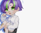 目が綺麗なかわいい絵柄で描いてます いつも描くのが女の子が特に多いです。少年も描きます。 イメージ4