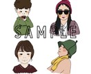 一目で目を引く個性的なアイコン描きます あしらい無料◎SNSや商用にも◎ イメージ6