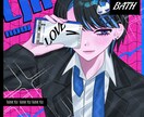 オシャレでポップダークな雰囲気のイラストを描きます 可愛さの中に存在するほのかな暗さを表現するのが得意です！ イメージ2