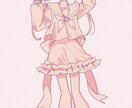 キャラクターの全身イラストを描きます 等身orデフォルメで、頭から足先までの全身イラストを制作 イメージ5
