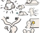 商用OK!　シンプルなイラストお描きします 表紙や挿絵、広告・ブログやアイコンに幅広くお使いいただけます イメージ5