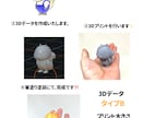 イラストをを3Dモデリング、3Dプリントします オリジナルキャラクターのフィギュアを作ります。 イメージ3