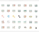 ゆるくてかわいいLINEスタンプ・絵文字作成します メイン画像、タブ画像込みですぐに申請できます！ イメージ7