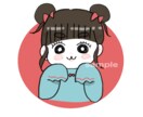 別出品ページにて販売販売になります ゆるかわいい特別なキャラクター♬可愛く仕上げます♬ イメージ4