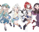 使いやすい立ち絵イラスト製作致します 特徴的なデザインが欲しい方向け イメージ9