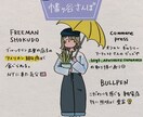 ポップなイラスト描きます 似顔絵やootdなど希望に合わせたイラストをお届け！ イメージ2