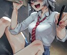 目を引く動画、サムネ用イラストを描きます ポップでカラフルなものから、クールでシックなイラストまで イメージ3