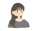 バストアップアイコンイラスト制作します ゆるくて柔らかい印象のタッチで描きます！ イメージ3