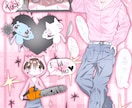 商用可●人物イラスト制作✦イラスト描きます 細かい修正無制限✦SNS用、Youtube用など! イメージ3