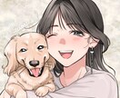 可愛い雰囲気のアイコンイラストを描きます 似顔絵も！オリキャラも！動物さんも！ イメージ1