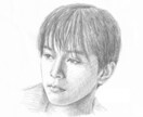 程々の描き込み、鉛筆スケッチ描きます さらっとスケッチ、特徴を表現します。 イメージ7