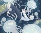 かわいい、かっこいいおしゃれなイラスト描きます オプションで人物、背景も追加可能！ イメージ2