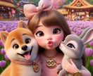 AIピクサーアイコンお作りします AIの可愛い人物アイコンお作り出来ます。 イメージ1