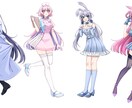 アニメ調でポップなキャラクターイラストを作成します お得な値段と丁寧な対応でお望みのキャライラストを仕上げます！ イメージ5