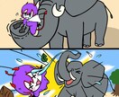 見る人をクスッと笑わせるイラスト作ります あなたのアイデアを“笑顔になる一枚”に仕上げます！ イメージ5