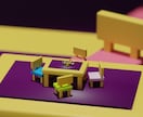 3DCGを用いた簡単なアイコン画像をお作りします ローポリなミニチュア家具や動物をCGで一から作成！ イメージ5