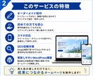 集客・採用につながるホームページを制作します 見た目だけではなく「成果」を意識したオーダーメイドWeb制作 イメージ2