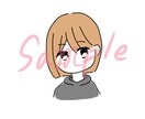 ゆるいアイコン描きます ゆるいアイコンをゆるーくゆるゆるに描きます。 イメージ1