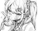 モノクロイラスト描きます アイコン・ポストカードに最適！！ イメージ2