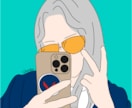 オシャレでシンプルなアイコンを描きます SNSに最適！おしゃれアイコンで他の人と差をつけよう✨ イメージ1