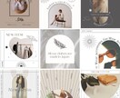 お任せOK！Instagram用画像作成します “集客UP”広告用も同価格、統一感とオリジナリティを イメージ6