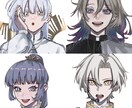 綺麗めアイコン作成します 可愛い系〜綺麗系が得意です。実写のイラスト化もお任せ下さい イメージ2