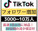 TikTokのフォロワーを増やします 値下げしました！TikTokフォロワー宣伝・拡散します！ イメージ1