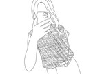 可愛い女の子のアイコン描きます シンプルかわいい、韓国風のイラストです♪ イメージ6