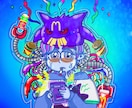 インスタ、ラインなどのアイコンを描いてます 好きな人色、食べもの、ペットなどなんでもリクエストして下さい イメージ2
