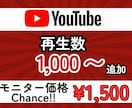 YouTube再生数を伸ばすための支援を行います 先着20名様モニター価格でご提供！是非お試しください！ イメージ1