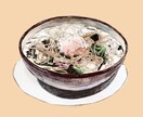 料理のイラストを提供致します 飲食店さんなどお店オリジナルの料理のイラストをお描きします イメージ5