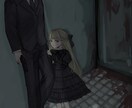 雰囲気のある1枚絵を描きます 単体から複数人まで、仄暗い雰囲気の絵を得意としています！ イメージ4