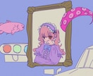 かわいい歌ってみた用イラスト描きます ちょい病み・かわいい女の子を描きます！ イメージ5
