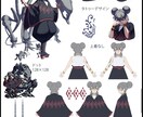 キャラクター設定絵、1枚絵、キャラ立ち絵描きます ゲームキャラ設定、キャラクター立ち絵、1枚絵対応可能です。 イメージ7