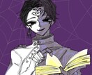 アイコン,1枚絵,夢絵など！作成いたします 仄暗い雰囲気やフリル、手の描写が得意です◎ イメージ5