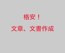 格安でさまざまなジャンルの文章を作成します 国公立大学生が格安で文章作成します イメージ1