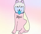 あなたの愛犬をイラストデザインします シンプルな線画で愛犬をかわいくデザイン。著作権譲渡付き。 イメージ2