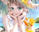 大人可愛い♡爽やかなイラスト描きます 動画サムネイル・配信用イラスト・一枚絵・SNSアイコンなど イメージ10