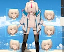 企業実績あり◇Vtuber立ち絵制作承ります プロレベルのハイクオリティをお届け◇モデリング制作スキル有 イメージ4