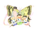 幼稚園、小学校の配布物の挿絵に！イラスト描きます クレヨンのような温かみのある描き方でイラストを描きます。 イメージ4