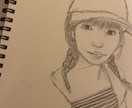 写真から手書きの似顔絵を描きます そっくりすぎない、味のある似顔絵です。 イメージ1