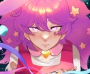 貴方だけの世界に一つの魅力あるアイコンを描きます TwitterからLINEなど用途は様々!! イメージ6
