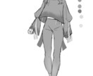 表情筋しんでる系!?立ち絵描きます 表情筋関係なくあなたの萌え、教えてください。 イメージ3