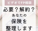保険に入りすぎ？の不安を解消します ビデオチャットで独立系FPが解約すべきor残すべき保険を診断 イメージ1