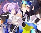 VTuber・配信サムネに！映えるイラスト描きます 【先着３名様へ】レビューご協力で割引価格中！ イメージ2